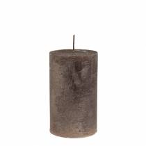 Artikel Durchgefärbte Kerzen Kupfer Metallic 60×100mm 4 St