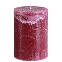 Artikel Kerzen durchgefärbt Berry Stumpenkerzen 85×120mm 2 St