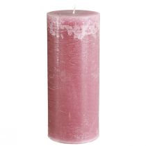 Artikel Kerzen in Rosa Stumpenkerzen Altrosa 85x200mm 2 St
