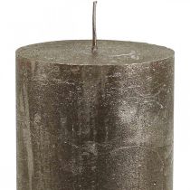 Artikel Stumpenkerzen Durchgefärbte Kerzen Kupfer 70x120mm 4 St