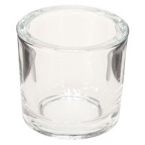 Artikel Kerzenglas Glastopf Mini Glaskübel Klar Ø6,5cm H6cm 6St