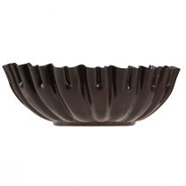 Artikel Kerzenhalter Vintage Kuchenform Dunkelbraun Ø11,5cm 4 St