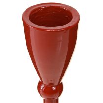 Artikel Kerzenhalter für Stabkerzen Stabkerzenhalter Rot H17cm