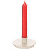Artikel Kerzenhalter rund Metall cremefarben 10 cm für Stabkerzen 2 Stück Innenbereich