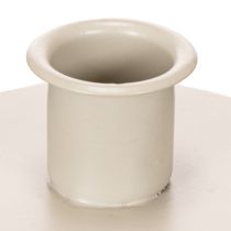 Artikel Kerzenhalter Metall Beige matt 8cm für Stabkerzen 3er-Set