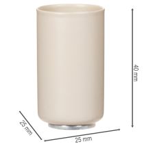 Artikel Stabkerzenhalter mit Magnet 25 mm Cremeweiß 4er-Set