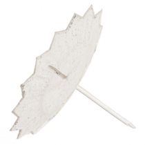 Artikel Kerzenhalter zum Stecken Metall 11x8cm Creme 4 Stück für Adventsdekoration