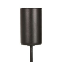 Kerzenhalter Adventskranz Kerzenhalter Schwarz 2,2×4cm 4St