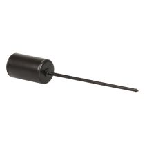 Artikel Kerzenhalter mit Dorn Metall Schwarz 2,2×4cm 4 Stück