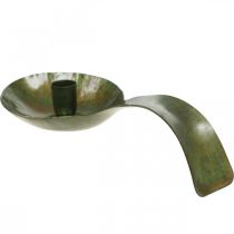 Artikel Kerzenhalter Metall Antik Optik Löffel mit Patina 25x11x5cm