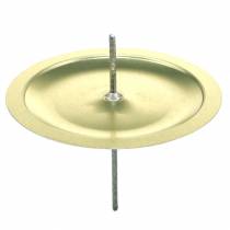 Artikel Kerzenhalter mit Dorn Gold Ø6cm 36 St