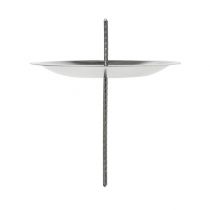 Artikel Kerzenhalter mit Dorn Silber Ø5cm 36 St