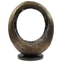Kerzenleuchter Metall Deko Skulptur Teelichthalter H45cm