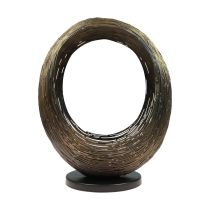 Kerzenleuchter Metall Deko Skulptur Teelichthalter H33,5cm