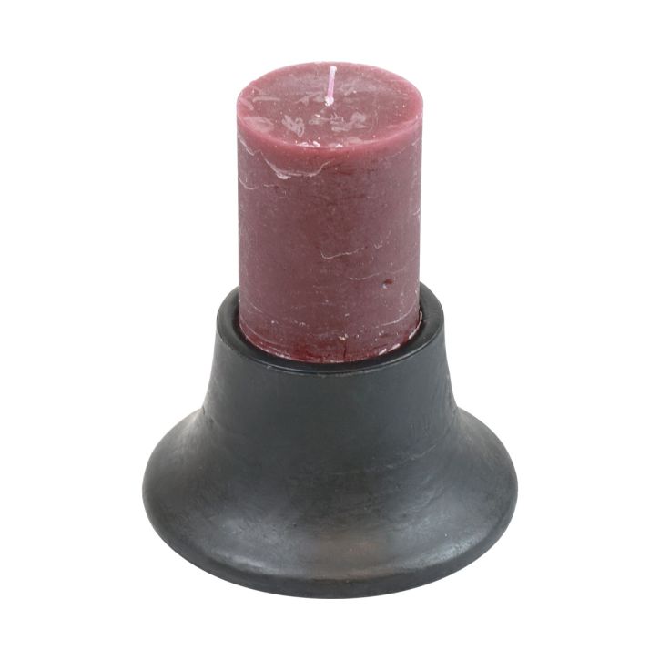 Artikel Kerzenhalter Keramik Schwarz Ø12,5cm H7cm