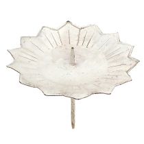 Kerzenhalter zum Stecken 11x8cm creme