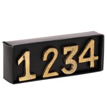 Artikel Kerzenpins Advent Zahlen 1 bis 4 Set 4 cm Gold Metall