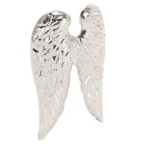Artikel Kerzenpins Weihnachten Engelsflügel Silber 4×7cm 4 St