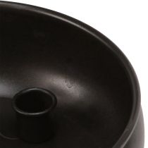Artikel Kerzenschale Schwarz Stabkerzenhalter mit Magneten Ø20cm