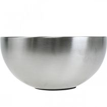 Artikel Kerzenständer Silber Metall Ø15cm H7,5cm für Stabkerzen
