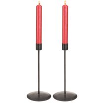 Artikel Kerzenständer Stabkerzenhalter Antikbraun H21,5cm 2St