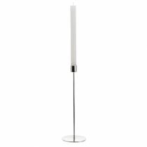 Artikel Metall-Kerzenhalter-Set für Stabkerzen Silbern Ø2,2cm H28cm 2St