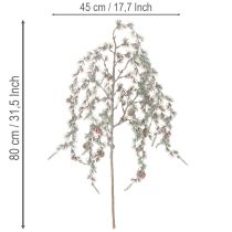 Artikel Künstlicher Kiefernzweig mit Zapfen 80cm Grün