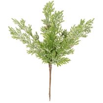 Artikel Künstlicher Kiefernzweig mit Zapfen beschneit 28cm 6er-Set