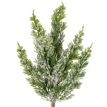 Artikel Künstlicher Kiefernzweig beschneit 40cm 3er-Set für Gestecke und Advent