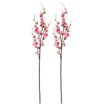 Artikel Kirschblütenzweig künstlich Dunkelrosa 96cm 2er-Set