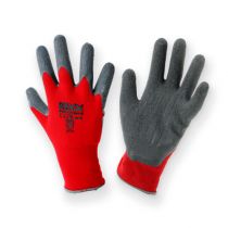 Artikel Kixx Nylon Gartenhandschuhe Gr.10 Rot, Grau