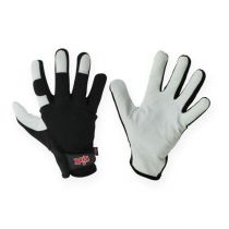 Kixx Lycra Handschuhe Gr.8 Schwarz, Hellgrau