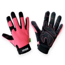 Kixx Synthetik Handschuhe Gr.8 Rosa, Schwarz