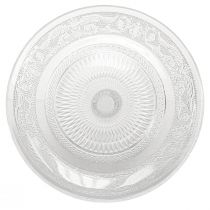 Artikel Klassische Glas-Tortenplatte mit feiner Gravur - Elegant für jede Feier Ø 20cm