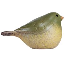 Artikel Kleiner Keramikvogel Grün 8,5 cm Dekoration 4 Stück