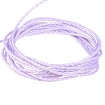 Artikel Kordel mit Glimmer Lila Dekokordel irisierend 15mm 50m