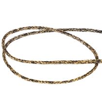 Artikel Kordel aus Polyester 3mm x 20m in Schwarz und Gold für Geschenkverpackung und Deko
