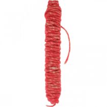 Filzkordel Vintage Kordel zum Basteln Rot 30m