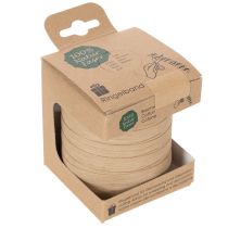 Artikel Kräuselband Baumwolle Beige 10mm x 100m Geschenkdekoration
