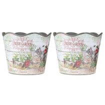 Artikel Kräutertopf Blumentopf Plastik Fresh Garden H13,5cm 2St