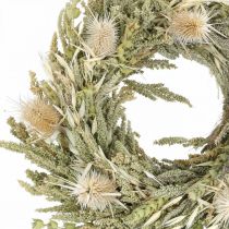 Trockenblumenkranz Kardendisteln Gräser Getreide Ø28cm