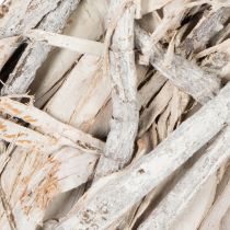 Artikel Zweigkranz aus Holz 50 cm geweißte Optik für Dekoration und DIY