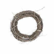 Deko-Kranz Weide Ø20cm Weiß gewaschen