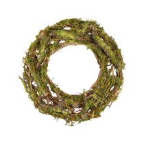 Kranz Naturkranz Holzkranz Zweige Moos Glitter Ø28cm