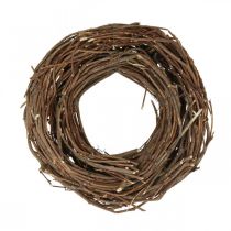 Deko Kranz Rebe Ø25cm Braun Natur Kranz aus Zweigen Tischdeko