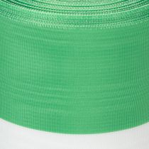 Artikel Kranzband Taftbindung Moiré Grün-Weiß 100mm x 25m