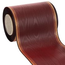 Artikel Kranzband Taftbindung Bordeaux 125mm mit Goldkante 25m