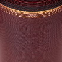 Artikel Kranzband Taftbindung Bordeaux 125mm mit Goldkante 25m