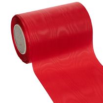 Artikel Kranzband aus Acetat Rot 125mm x 25m für Trauerfloristik und Dekoration
