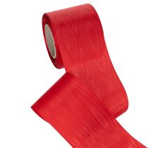 Artikel Kranzband aus 100% Acetat Rot 75mm x 25m für Trauerfloristik und Beschriftungen